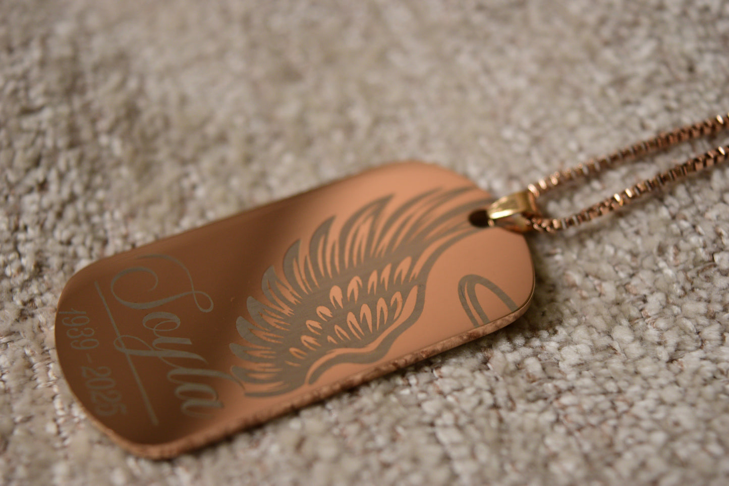 The Amora Tag™ – Essential Memorial Necklace