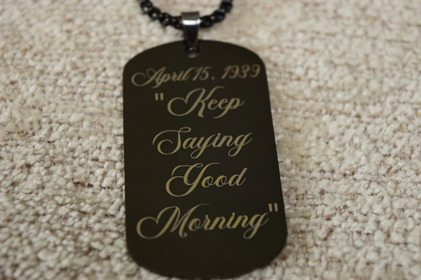 The Amora Tag – Signature Memorial Necklace