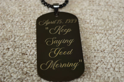 The Amora Tag – Signature Memorial Necklace