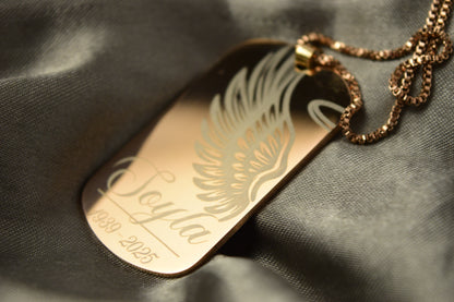 The Amora Tag™ – Essential Memorial Necklace